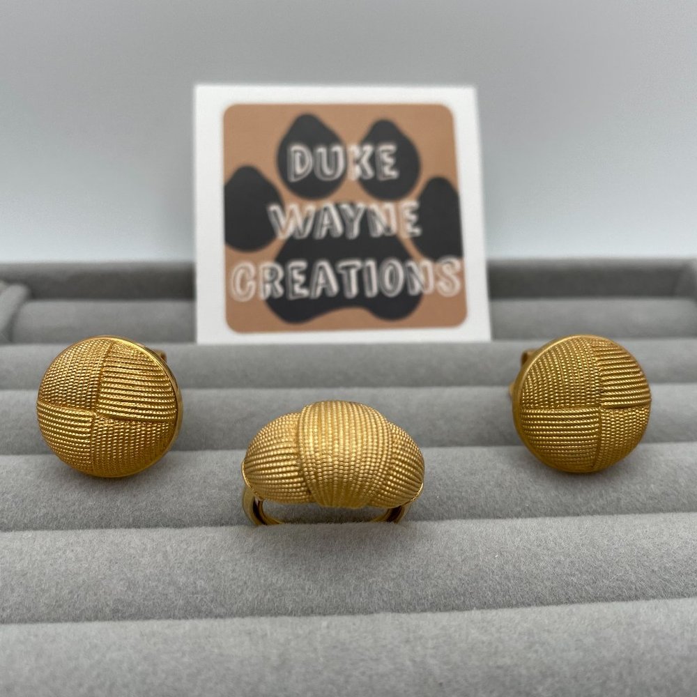 Vintage Avon Ring and Earrings